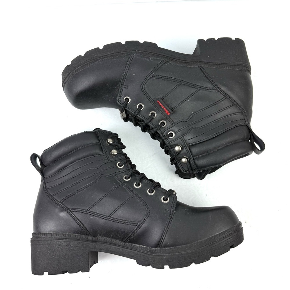 Milwaukee Boots 10 Narrow Lace Up Motorcycle Sturdy Hiking Boot Womens‎